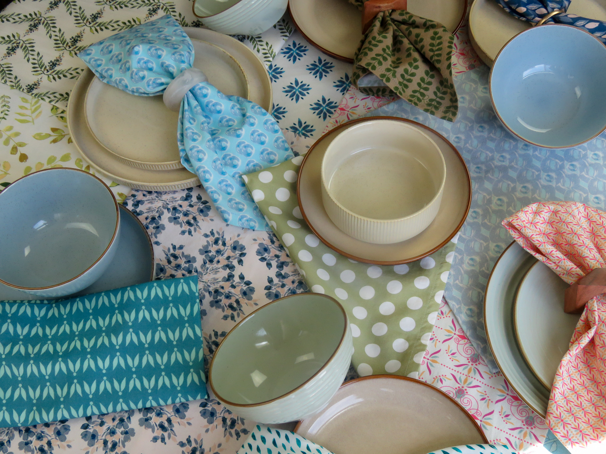 Colorful linen collection